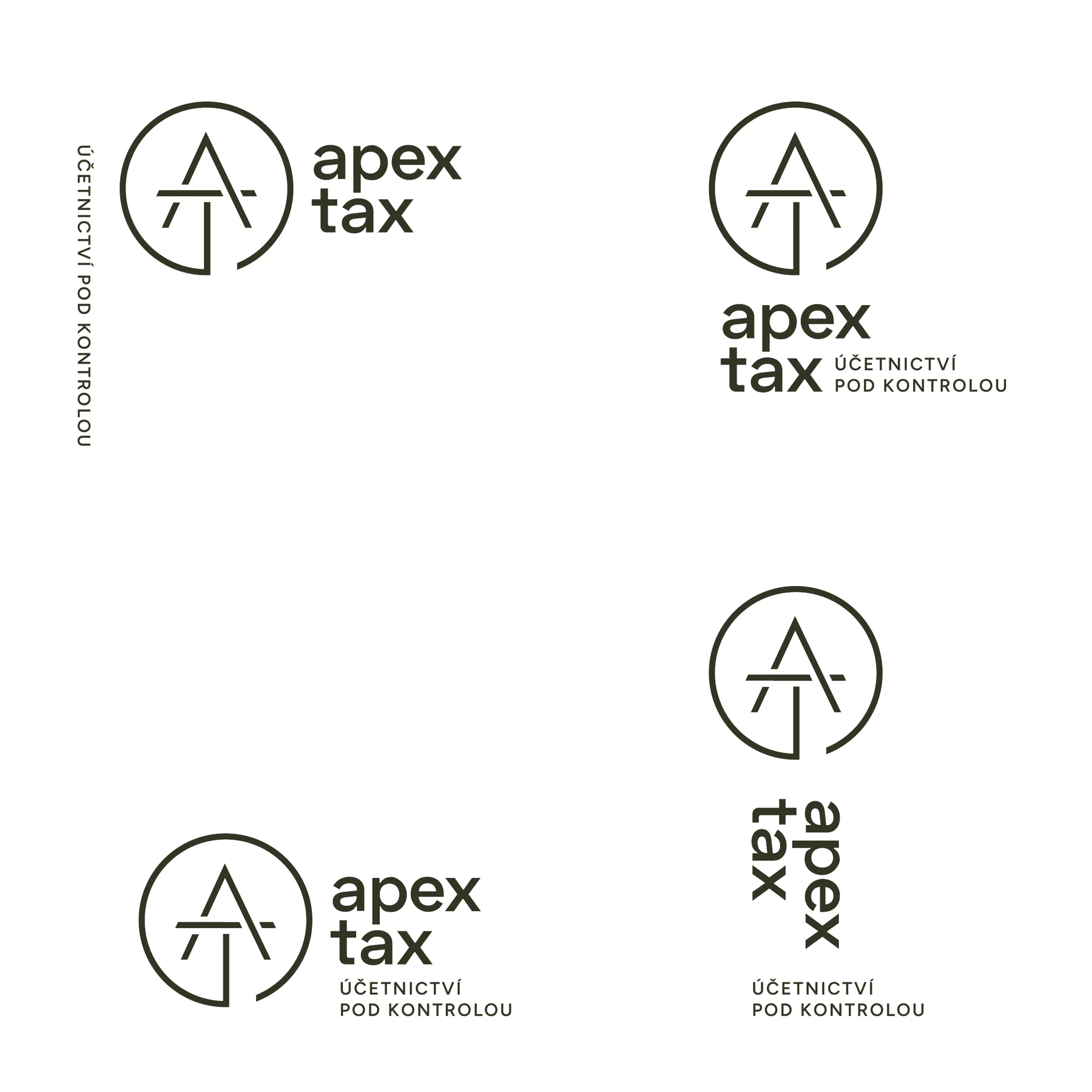 Apex Tax - varianty loga s claimem
