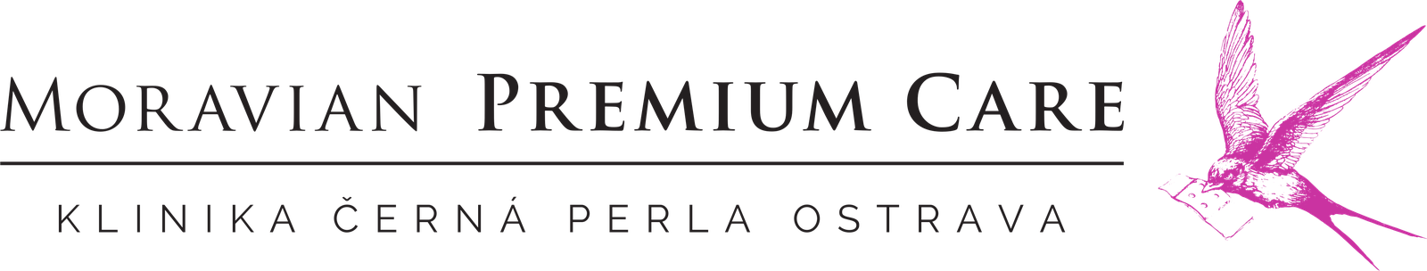 Horizontální logo Moravian Premium Care