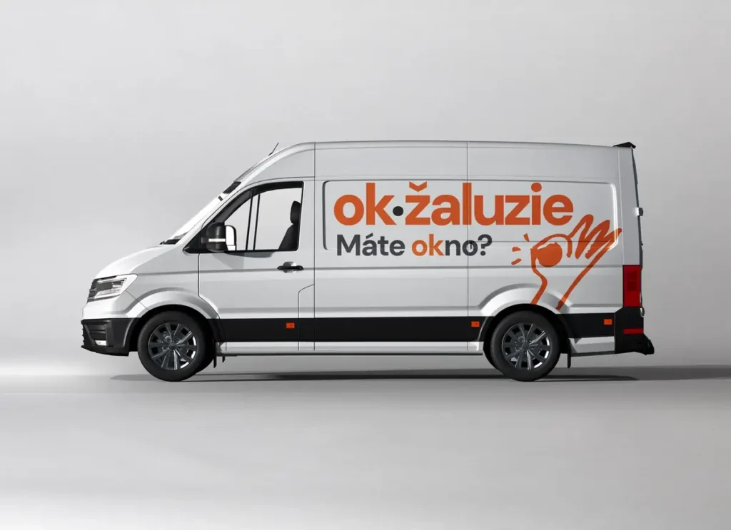 OK žaluzie: polep dodávky