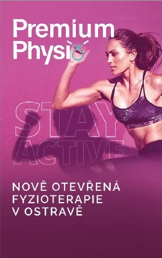 Premium Physio - banner k otevření, Stay active