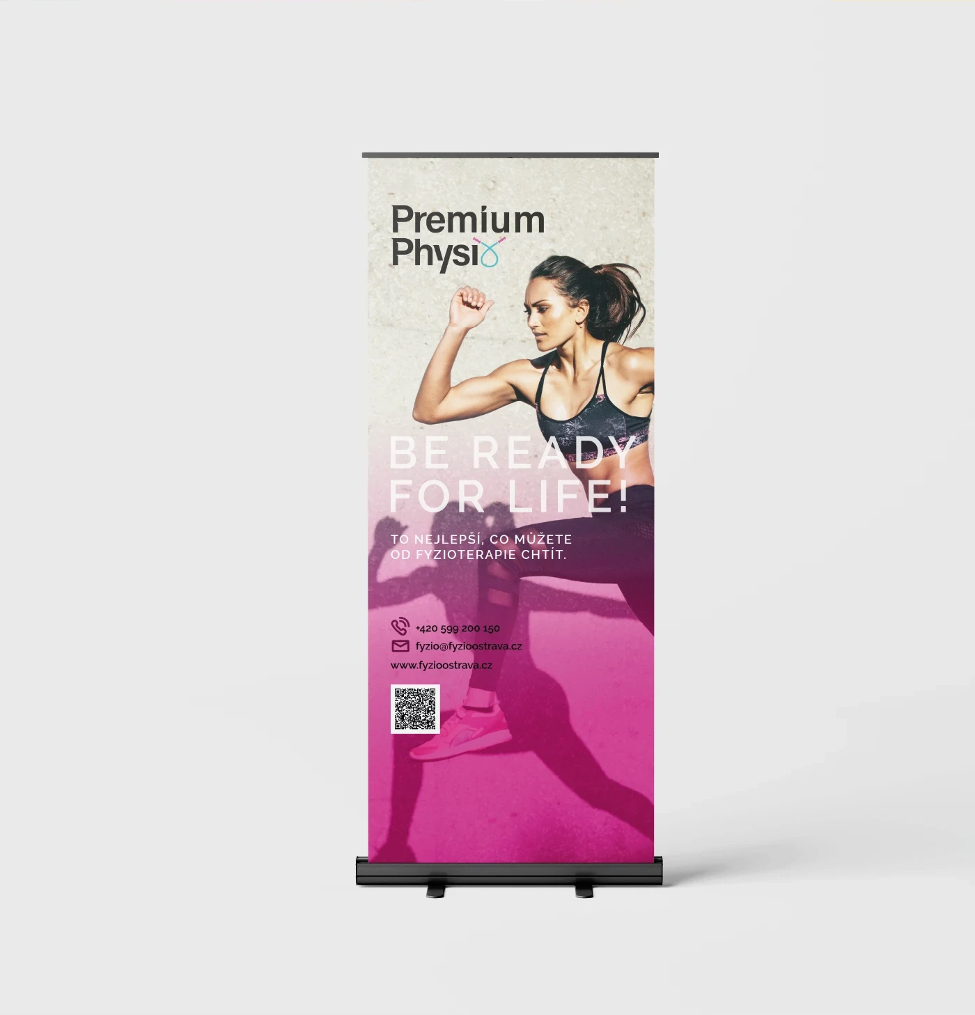 Premium Physio - roll-up Be ready for life