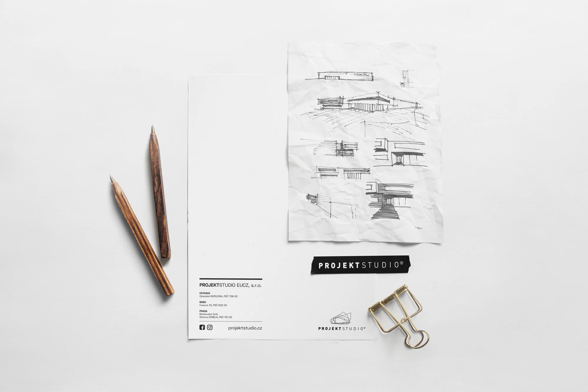 PROJEKTSTUDIO&nbsp;– hlavičkový papír